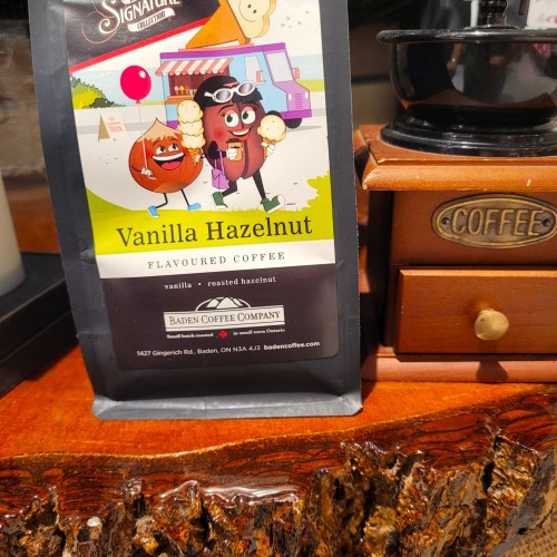 Locally Roasted Vanilla Hazelnut Baden Coffee  Locally Roasted Vanilla Hazelnut Baden Coffee