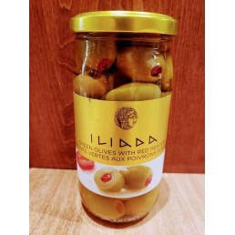 Greek Green Olives - Assorted Flavours Greek Green Olives - Assorted Flavours