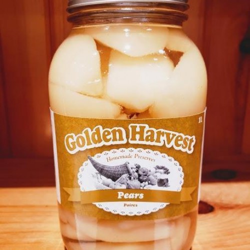 Local Homemade Canned Pears Local Homemade Canned Pears