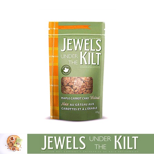 Jewels Under The Kilt - Maple Carrot Cake Walnut Jewels Under The Kilt - Maple Carrot Cake Walnut